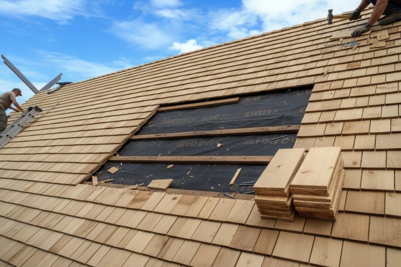 Wood Shake Roof Repair